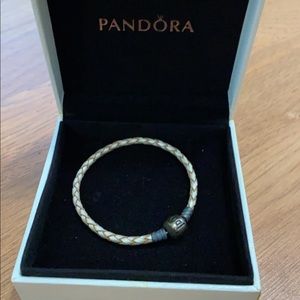 Pandora Leather Charm Bracelet